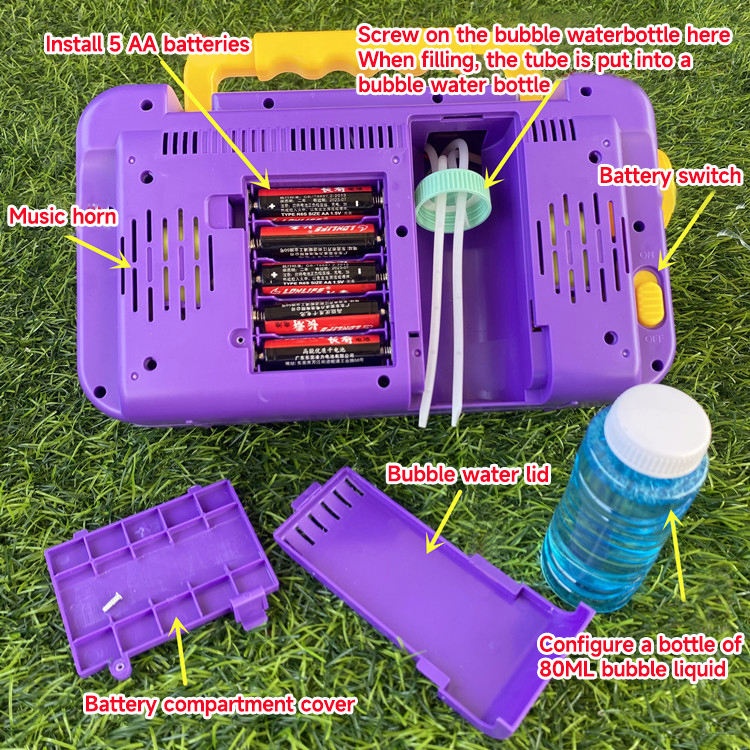 New Kids Summer Outdoor Automatic Recorder Bubble Blower Bubble Maker Party Wedding Radio Bubble Machine With Solutions New Kids Summer Outdoor Automatic Recorder Bubble Blower Bubble Maker Party Wedding Radio Bubble Machine With Solutions